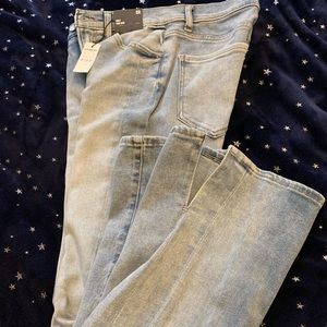 Express Flare Jeans Light Wash Brand New